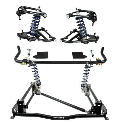 Ridetech - Ridetech 11030201 2 Piece Frame HQ Coilover Suspension System for 55-57 Chevy