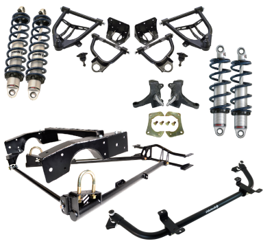 Ridetech - Ridetech 11350201 HQ Suspension Coilover System for 71-72 C10/C15/C1500 Pickup