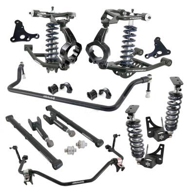 Ridetech - Ridetech 11240202 HQ Coilover System w/Hub Spindles for 1968-1972 GM A-Body