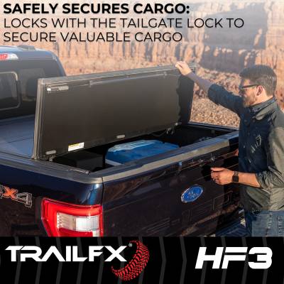 TrailFX - TrailFX TFX8013 Hard Folding Tonneau Cover