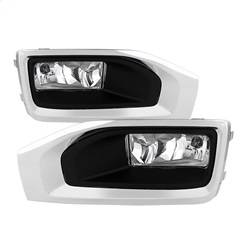 Spyder Auto - Spyder Auto 9031571 Halogen Fog Lights Chrome/Clear for 15-17 GMC Yukon/XL