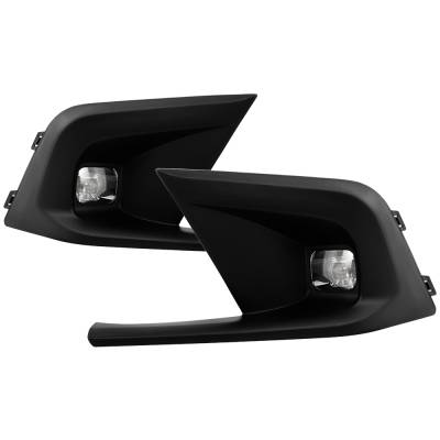 Spyder Auto - Spyder Auto 9051203 Full LED Fog Lights w/Switch Clear for 22-23 Honda Civic