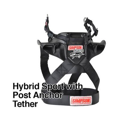 Simpson Safety - Simpson Safety HYPA Hybrid Post Clip Tether Set Black