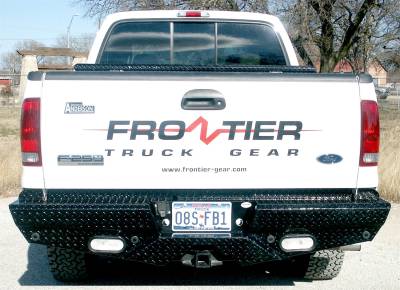 Frontier Truck Gear - Frontier Truck Gear 100-19-9009 Diamond Rear Bumper +Lights 99-07 Ford F250/F350