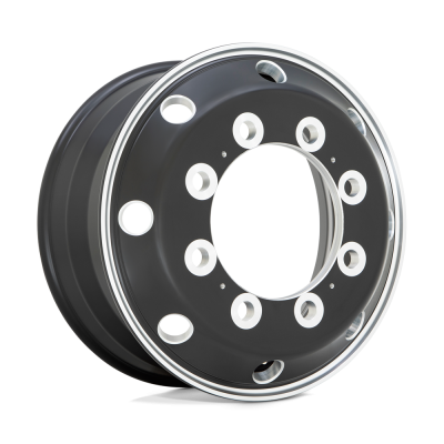 American Racing ATX Series - ATX Wheels AO404 JOURNEY 22.5x9 10x11.25 99mm Black/Polished AO40422910302H