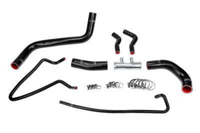 HPS Performance - HPS 57-2064-BLK Black Radiator Coolant Hose Kit for 11-14 Ford F150 V6