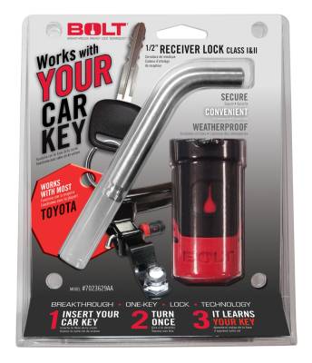 BOLT - BOLT 7023629 1/2" RECEIVER LOCK for Toyota