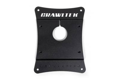 Crawltek Revolution - Crawltek CWLTJ38001 License Plate Relocation for 97-06 Jeep Wrangler TJ
