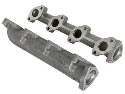 aFe Power - aFe 46-40124 Ductile Iron Ported Exhaust Manifolds for 08-10 Ford F250/F350 6.4L