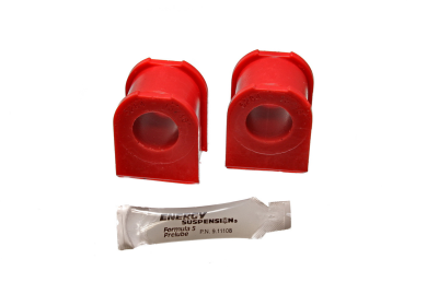 Energy Suspension - Energy Suspension 5.5115R Sway Bar Bushing Set Front Polyurethane Red