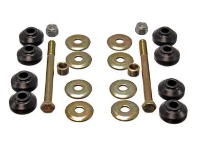 Energy Suspension - Energy Suspension 5.8107G End Link Bushing Set Front Polyurethane Black
