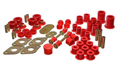 Energy Suspension - Energy Suspension 8.18101R Suspension Bushing Kit for 89-95 Toyota Pickup Std