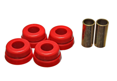 Energy Suspension - Energy Suspension 8.7103R Strut Rod Bushing Set Polyurethane Red