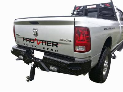 Frontier Truck Gear - Frontier Truck 100-41-0004 Diamond Rear Bumper w/Lights for 10-24 RAM 2500/3500