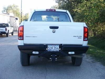 Frontier Truck Gear - Frontier Truck Gear 100-49-8004 Diamond Rear Bumper for 02-08 Dodge RAM 1500