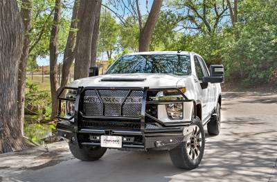 Frontier Truck Gear - Frontier Truck 170-22-0007 Commercial Front Bumper 20-23 Silverado 2500HD/3500