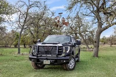 Frontier Truck Gear - Frontier Truck 170-32-4005 Commercial Full Guard Front Bumper 24+ Sierra 2500HD