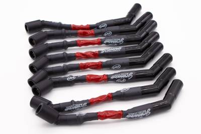 Granatelli Motor Sports - Granatelli Motorsports 28-1545-CBR GM Performance Spark Plug Wire Set -Red