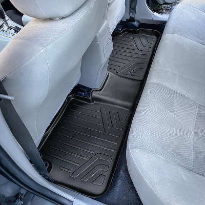 SMARTLINER - SMARTLINER SB0012 2nd Row BLACK Floor Liners for Toyota Corolla
