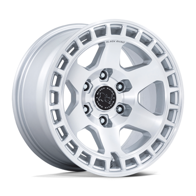 Black Rhino Hard Alloys - Black Rhino Wheels BR022SD18806845 BR022 BAHARI 18x8 6x5.5 45mm Silver/Machined
