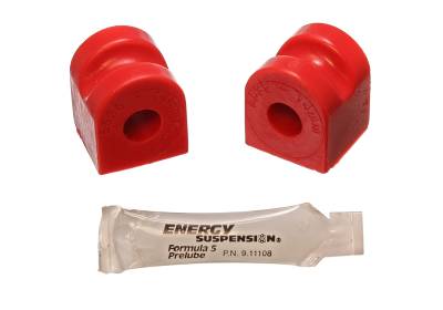 Energy Suspension - Energy Suspension 5.5150R Sway Bar Bushing Set Rear Polyurethane Red