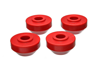 Energy Suspension - Energy Suspension 5.7103R Strut Rod Bushing Set Polyurethane Red