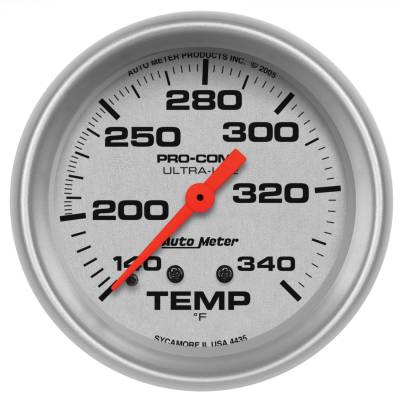 AutoMeter - AutoMeter 4435 2-5/8" Ultra-Lite Mechanical Water Temperature Gauge 140-340 F