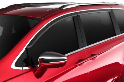 Husky Liners - Husky Liners 2884062 Low Pro Ventvisor Deflector Smoke w/Chrome Trim Outside Mnt