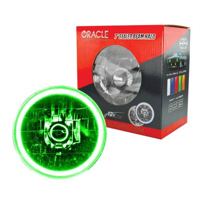 Oracle Lighting - Oracle 6905-004 Pre-Installed Lights 7" Sealed Beam Green