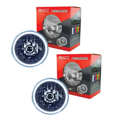 Oracle Lighting - Oracle 7081-001 SMD Pre-Assembled Headlights White for 97-06 Jeep Wrangler TJ