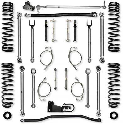 Rock Krawler - Rock Krawler JK45XFP-2 4.5" X-Factor PRO Mid-Arm Lift Kit for 07-18 Jeep JK 2DR