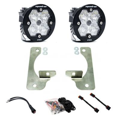 Baja Designs - Baja Designs 44-0048 Squadron-R 2.0 Pro Fog Light Kit for 18-26 Gladiator JL