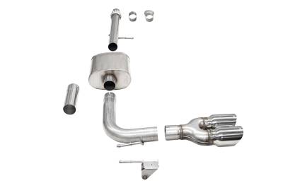Corsa Performance - Corsa 21310 3.0" Xtreme Cat-Back Front of Axle Exit w/Twin 4.0" Pro Tips