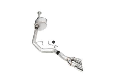 Corsa Performance - Corsa 21331 3.0" Cat-Back Lightning Exit w/Twin 3.5" Polished Pro-Series Tips