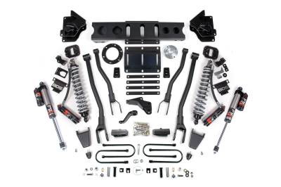 BDS Suspension - BDS Suspension BDS1776PES 4" 4-Link Lift Kit for 13-18 RAM 3500 6-Bolt Diesel