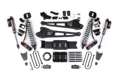 BDS Suspension - BDS Suspension BDS1704PES 4" Radius Arm Lift Kit for 19-24 RAM 3500 6-Bolt