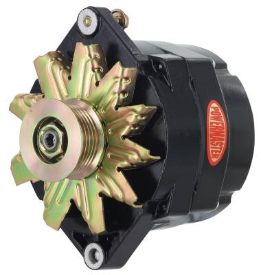 Powermaster Performance - Powermaster 8-56100 100A Black Alternator 6-Groove Pulley