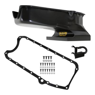 Weiand - Weiand 5018WND Drag Racing Oil Pan for 62-67 Chevy II 283/327