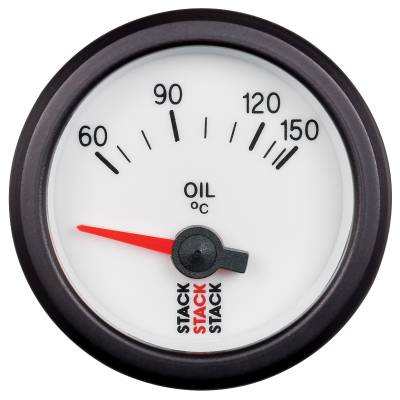 Stack - Stack ST3259 Gauge Oil Temp Electric 52MM White 60-150C M10 Male