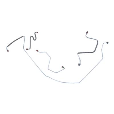 The Right Stuff Detailing - The Right Stuff CKT6701 Chevy Manual Drum Brake Hydraulic Line Kit Front
