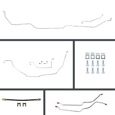 The Right Stuff Detailing - The Right Stuff AOP69H4 Select GM Cars Brake Hydraulic Line Kit