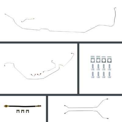 The Right Stuff Detailing - The Right Stuff ASM67H2 Select GM Cars Brake Hydraulic Line Kit