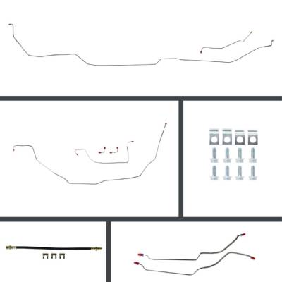 The Right Stuff Detailing - The Right Stuff ASP68H4 Select GM Cars Brake Hydraulic Line Kit