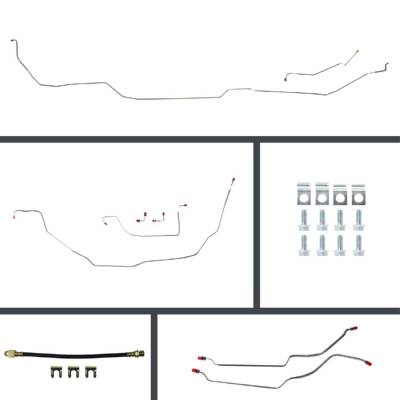 The Right Stuff Detailing - The Right Stuff ASP69H4 Select GM Cars Brake Hydraulic Line Kit
