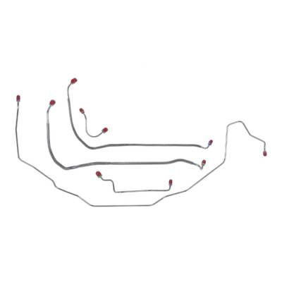 The Right Stuff Detailing - The Right Stuff AKT6803 Olds Pontiac Power Disc Brake Hydraulic Line Kit Front
