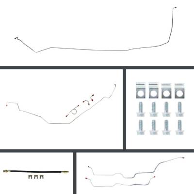 The Right Stuff Detailing - The Right Stuff BSM67H2 Chevy Brake Hydraulic Line Kit Front/Rear