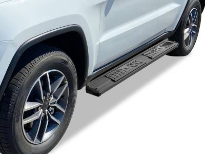 APS - APS WB10SBG7B S-Series Running Boards Black for 11-22 Grand Cherokee WK2