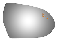 Burco - Burco 5723BC Right Door Mirror GLASS ONLY for Kia