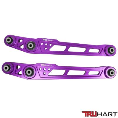 TruHart - TruHart TH-H102-PU Rear Lower Control Arms Purple for 96-00 Honda Civic