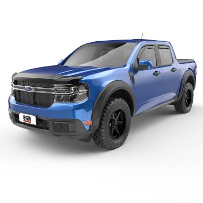 EGR - EGR 303591 Superguard Hood Guard Bugdeflector Smoke 22-24 Ford Maverick
